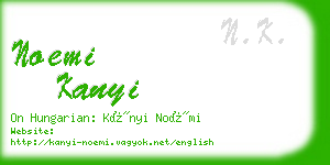 noemi kanyi business card